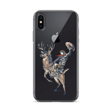 Deer Mullet Cowboy iPhone® Case - Clear