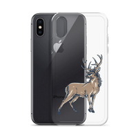 Deer Mullet Standing iPhone® Case - Clear