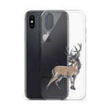 Deer Mullet Standing iPhone® Case - Clear