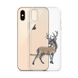 Deer Mullet Standing iPhone® Case - Clear