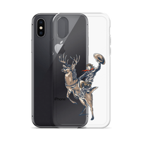 Deer Mullet Cowboy iPhone® Case - Clear