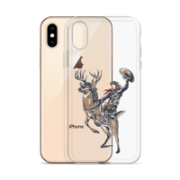 Deer Mullet Cowboy iPhone® Case - Clear