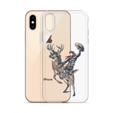 Deer Mullet Cowboy iPhone® Case - Clear