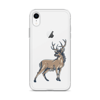 Deer Mullet Standing iPhone® Case - Clear