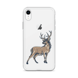 Deer Mullet Standing iPhone® Case - Clear