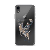 Deer Mullet Cowboy iPhone® Case - Clear