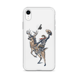 Deer Mullet Cowboy iPhone® Case - Clear