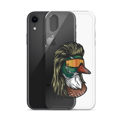 Duck Mullet iPhone Case - Clear