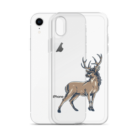 Deer Mullet Standing iPhone® Case - Clear