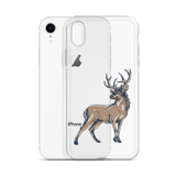 Deer Mullet Standing iPhone® Case - Clear