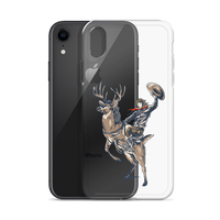 Deer Mullet Cowboy iPhone® Case - Clear