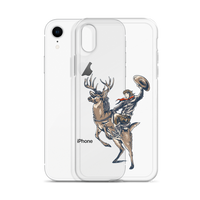 Deer Mullet Cowboy iPhone® Case - Clear