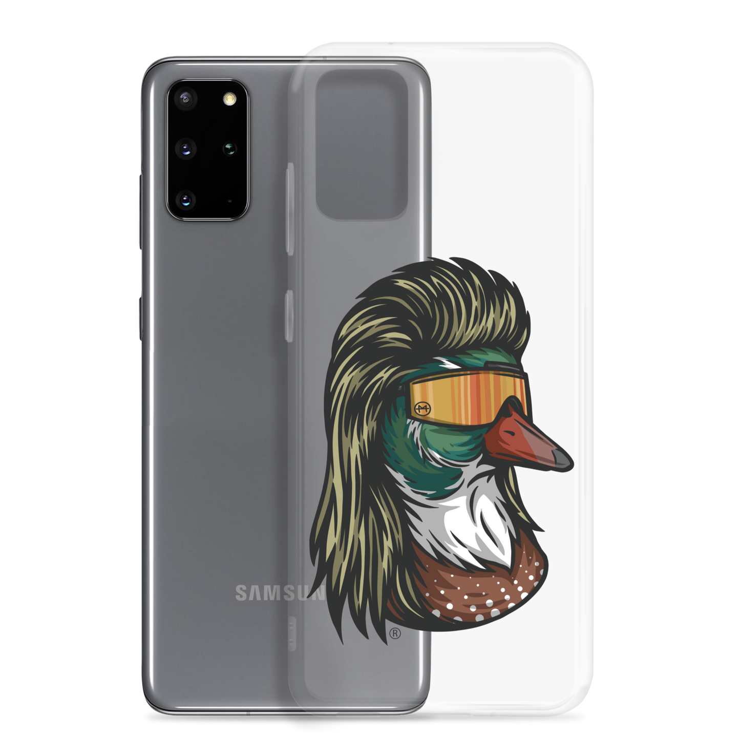Duck Mullet Samsung Case - Clear
