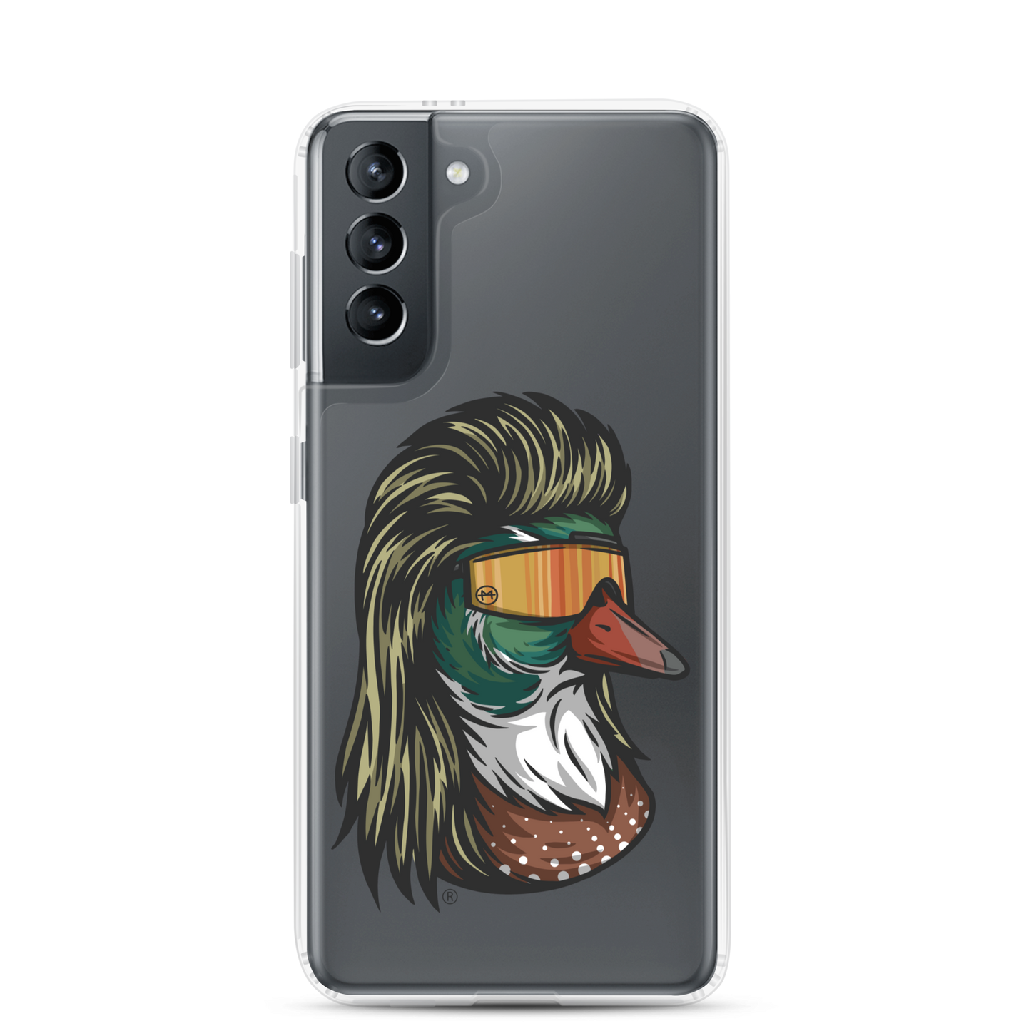 Duck Mullet Samsung Case - Clear