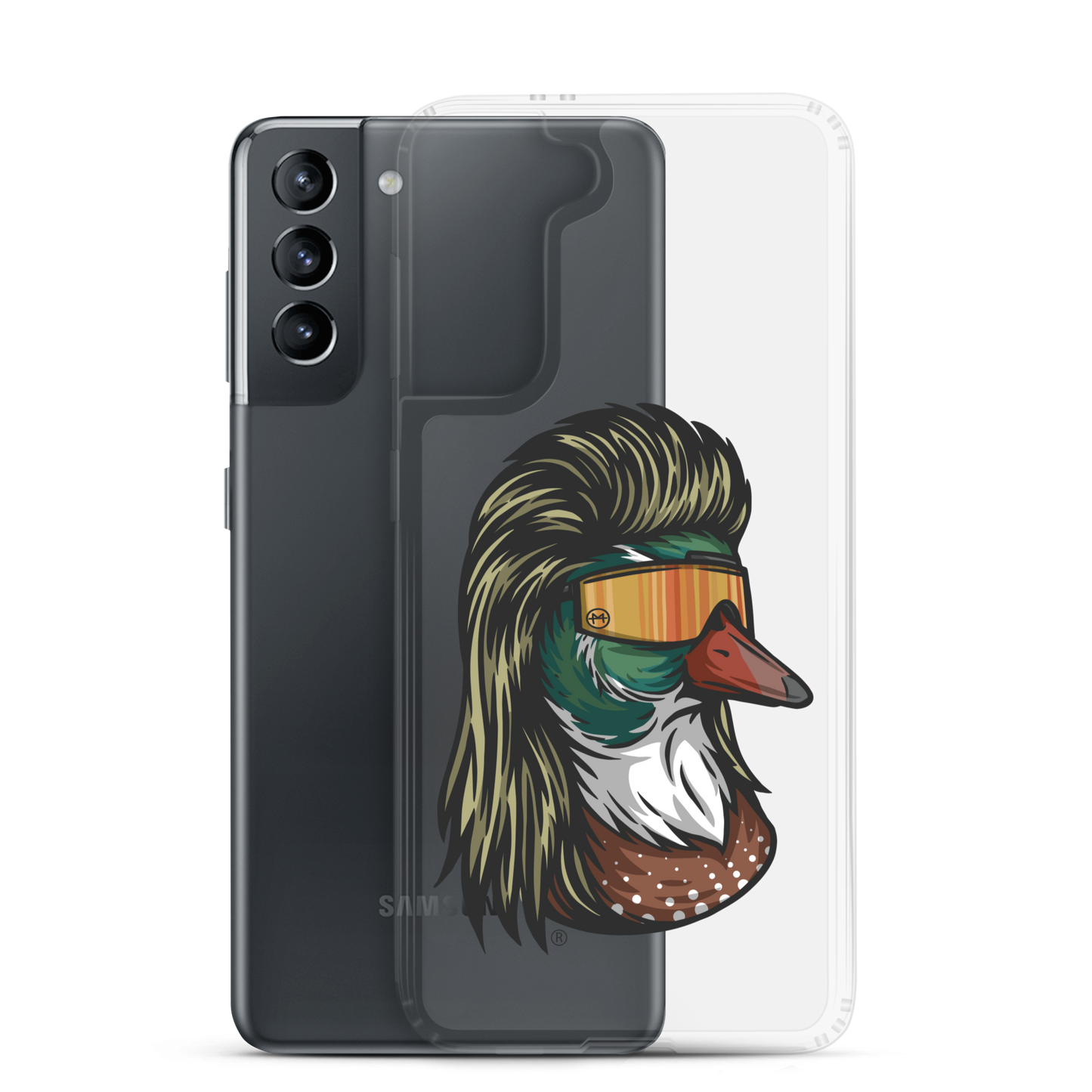 Duck Mullet Samsung Case - Clear