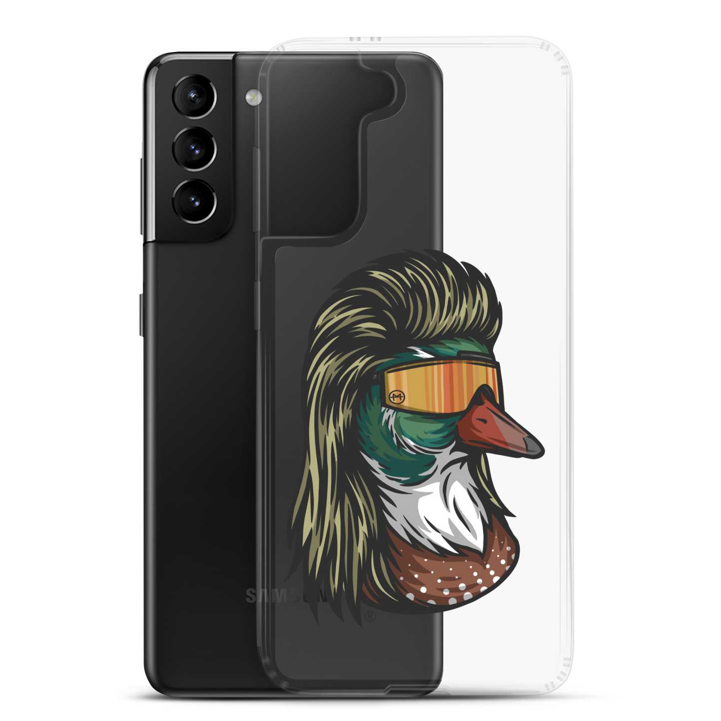 Duck Mullet Samsung Case - Clear