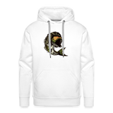 Bass Mullet Premium Hoodie - white