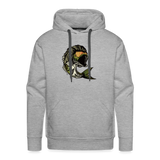 Bass Mullet Premium Hoodie - heather grey