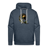 Bass Mullet Premium Hoodie - heather denim