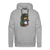 Duck Mullet Premium Hoodie - heather grey