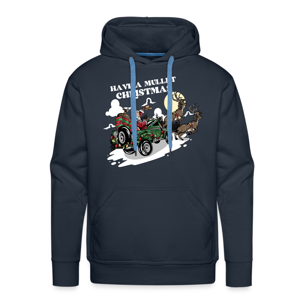 Have a Mullet Christmas Premium Hoodie - navy