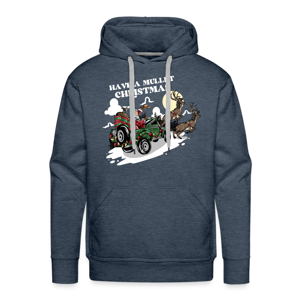 Have a Mullet Christmas Premium Hoodie - heather denim