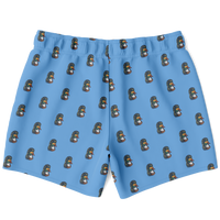 Duck Mullet Men's Swim Trunks - Blue