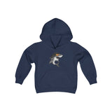 Shark Mullet Youth Hoodie