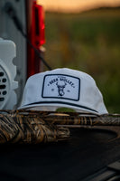 Deer Mullet Brand Rope Hat - White/Black