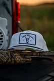 Deer Mullet Brand Rope Hat - White/Black