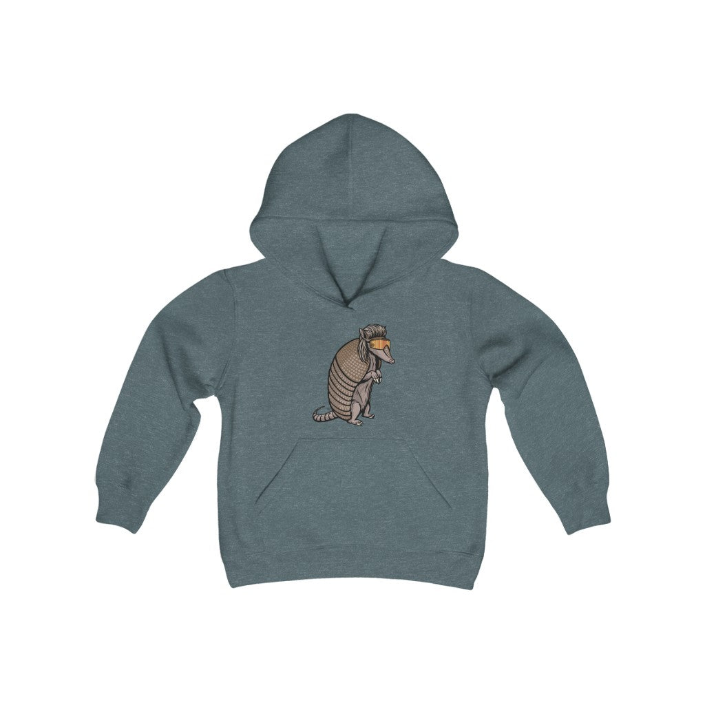 Armadillo Mullet Youth Hoodie