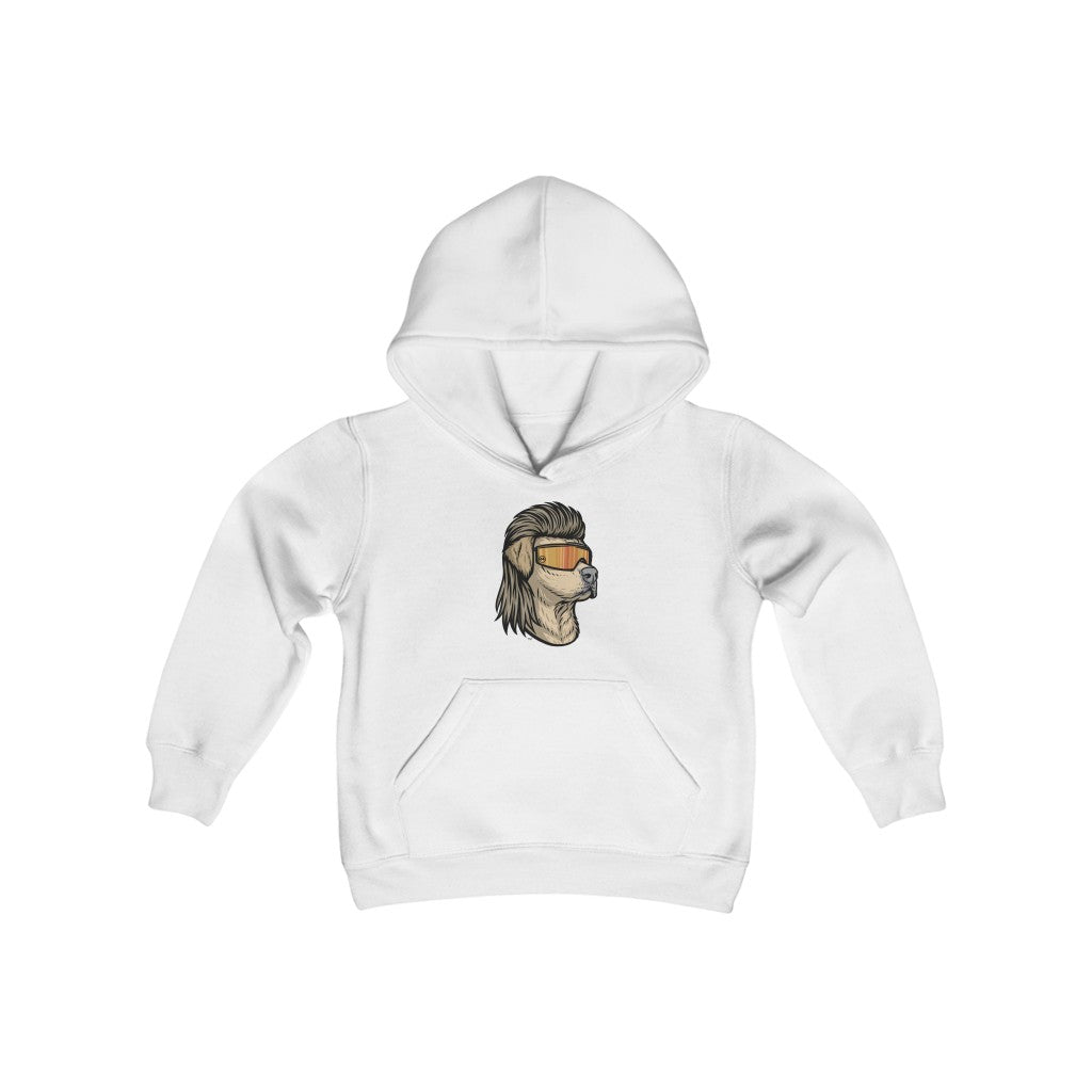 Yellow Lab Mullet Youth Hoodie