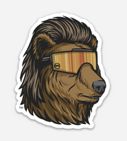 Bear Mullet Sticker