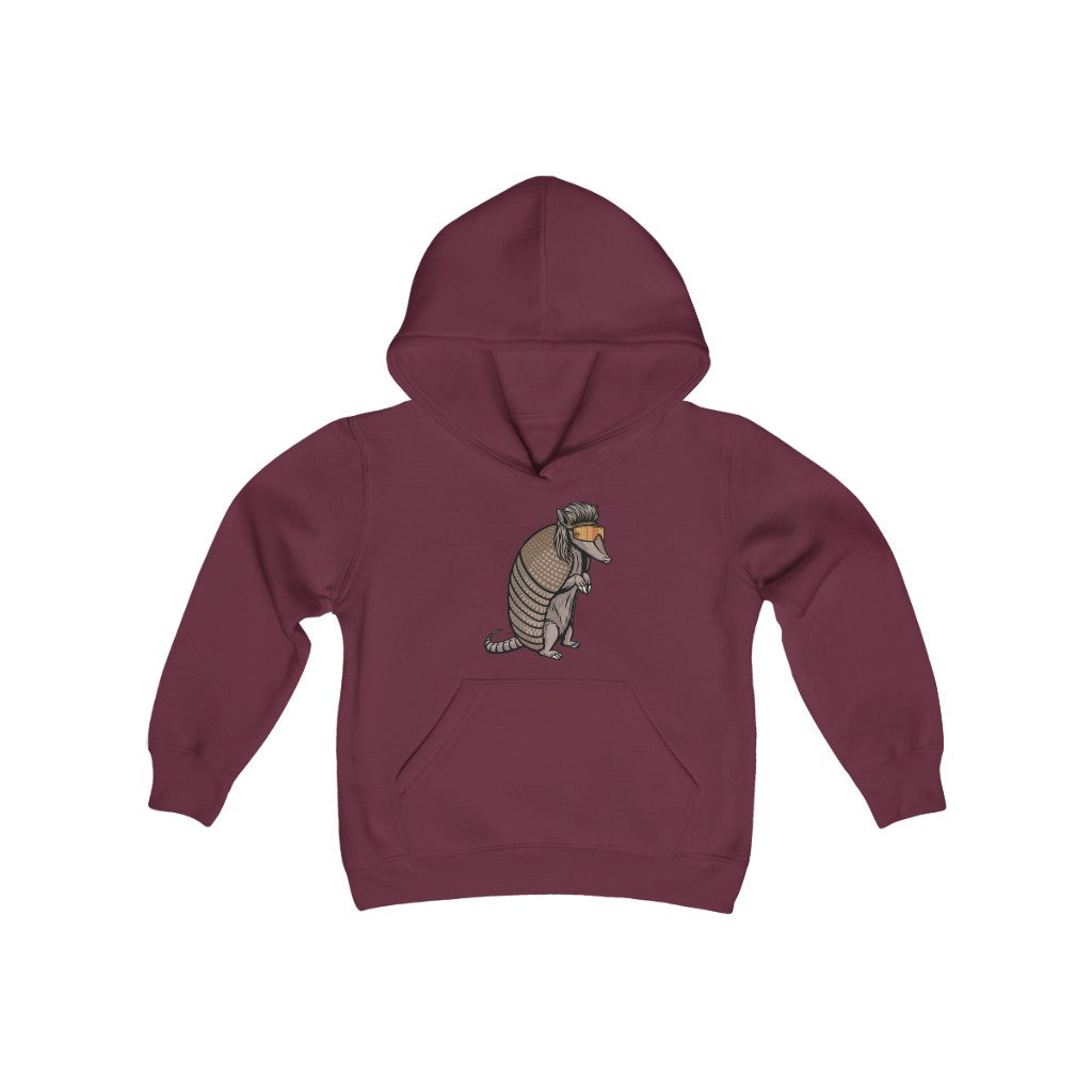 Armadillo Mullet Youth Hoodie