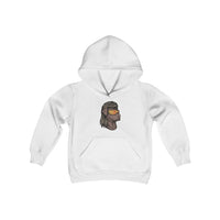 Chocolate Lab Mullet Youth Hoodie