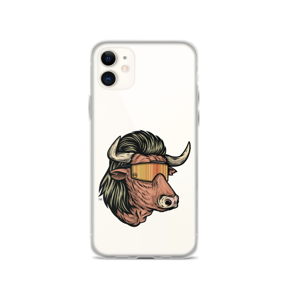 Bull Mullet iPhone Case - Clear