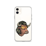 Bull Mullet iPhone Case - Clear