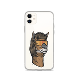 Llama Mullet iPhone Case - Clear