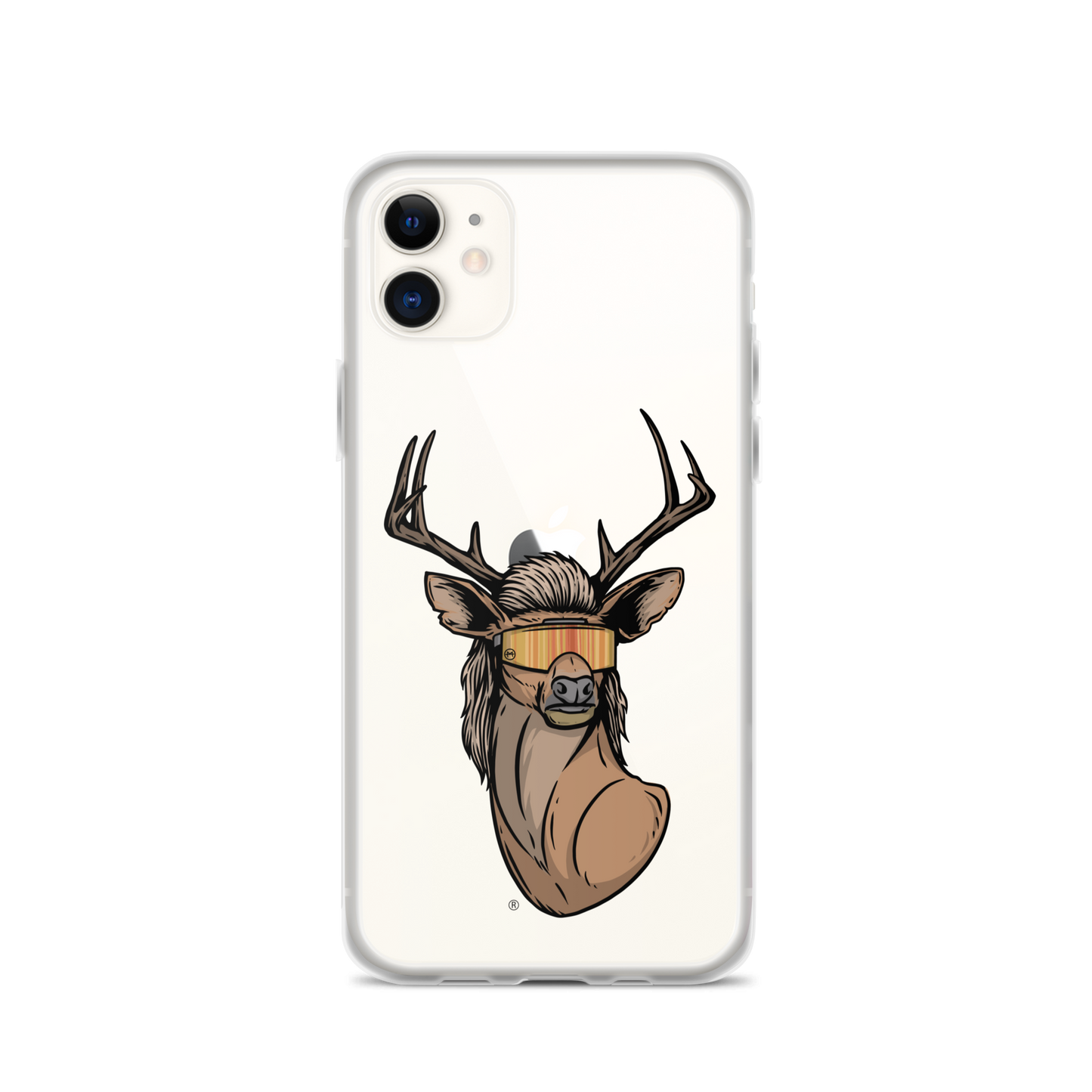Deer Mullet 2.0 iPhone Case - Clear