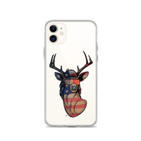 Deer Mullet USA 2.0 iPhone Case - Clear