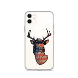 Deer Mullet USA 2.0 iPhone Case - Clear