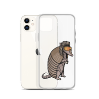 Armadillo Mullet iPhone Case - Clear