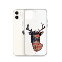 Deer Mullet USA 2.0 iPhone Case - Clear