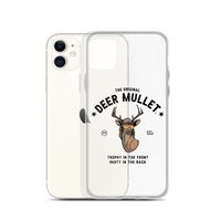 Deer Mullet Motto iPhone Case - Clear