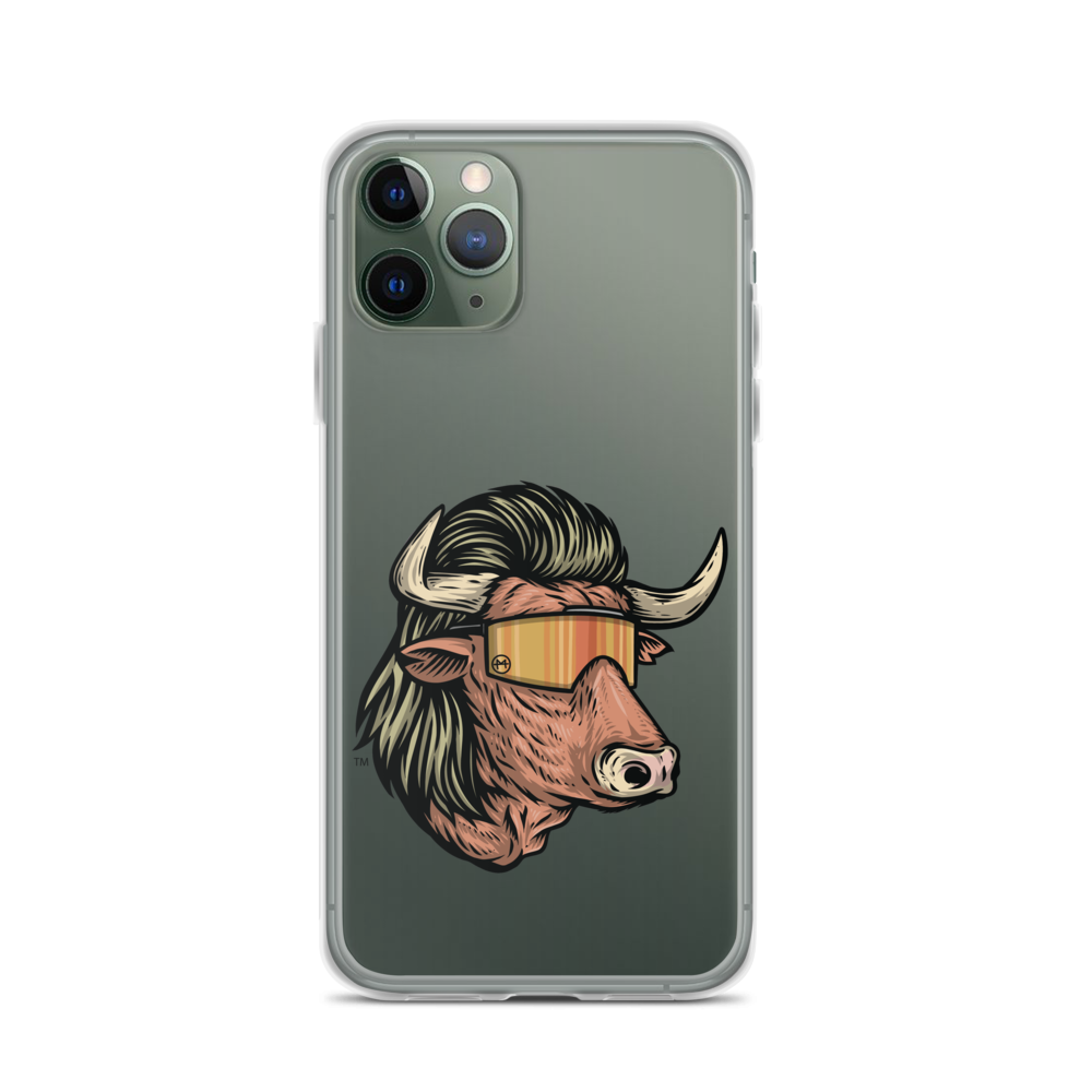 Bull Mullet iPhone Case - Clear