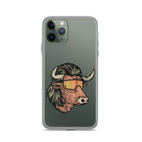 Bull Mullet iPhone Case - Clear