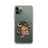 Bull Mullet iPhone Case - Clear