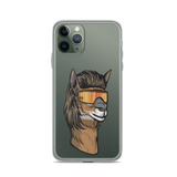 Llama Mullet iPhone Case - Clear