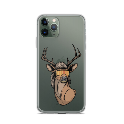 Deer Mullet 2.0 iPhone Case - Clear