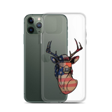 Deer Mullet USA 2.0 iPhone Case - Clear